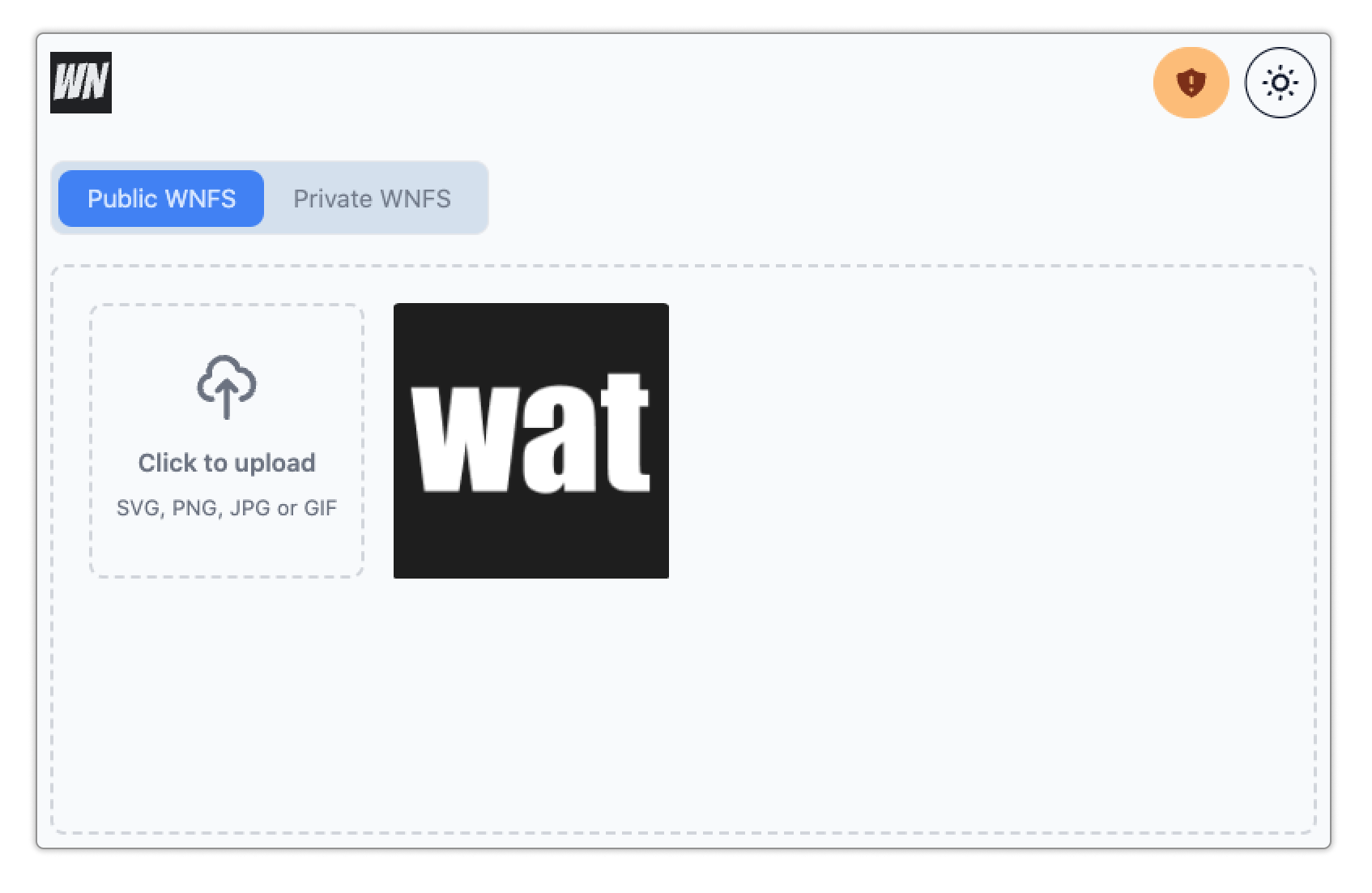 WNFS Image Gallery Screenshot