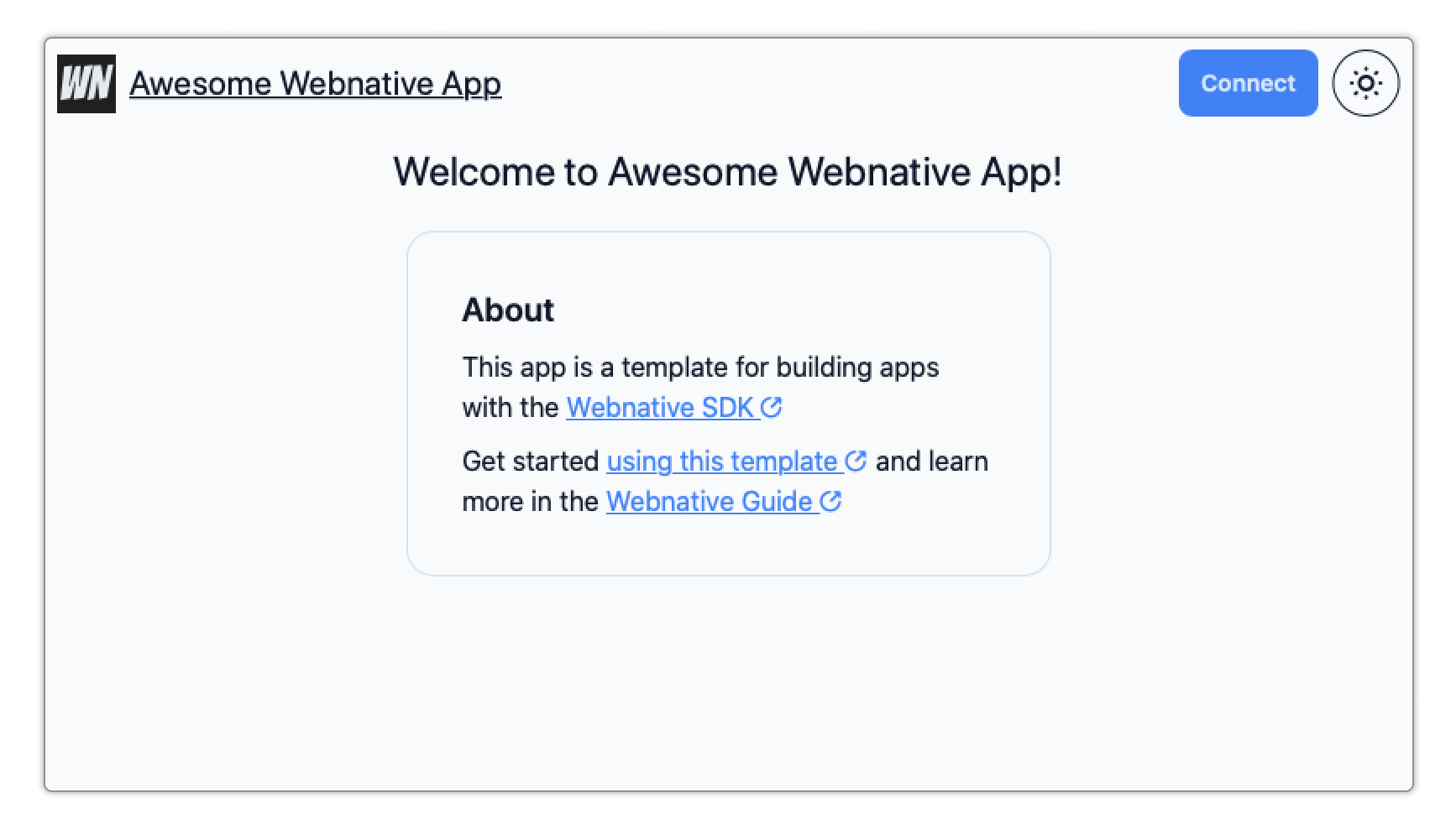 Webnative UI Screenshot