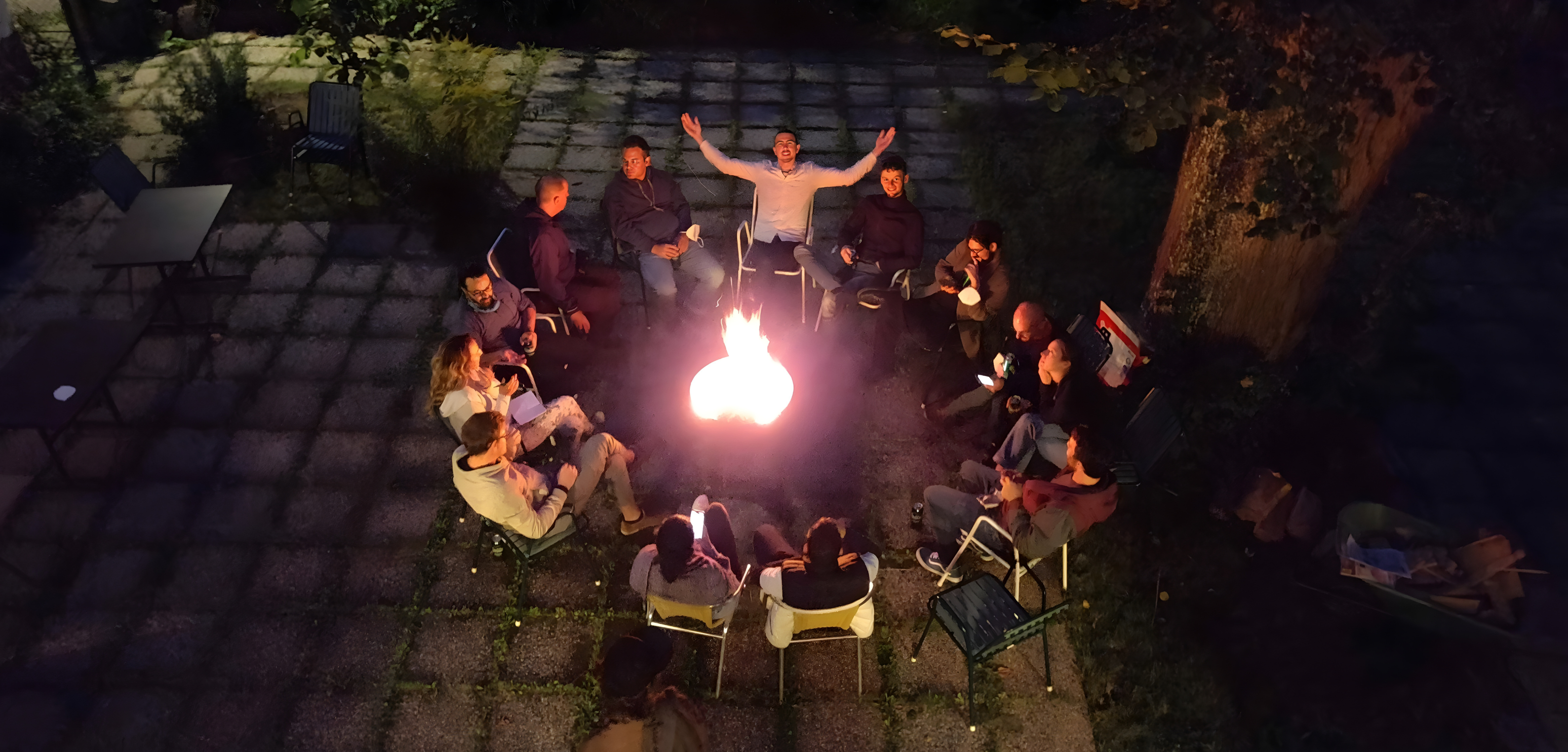 Campfire at Commons Hub